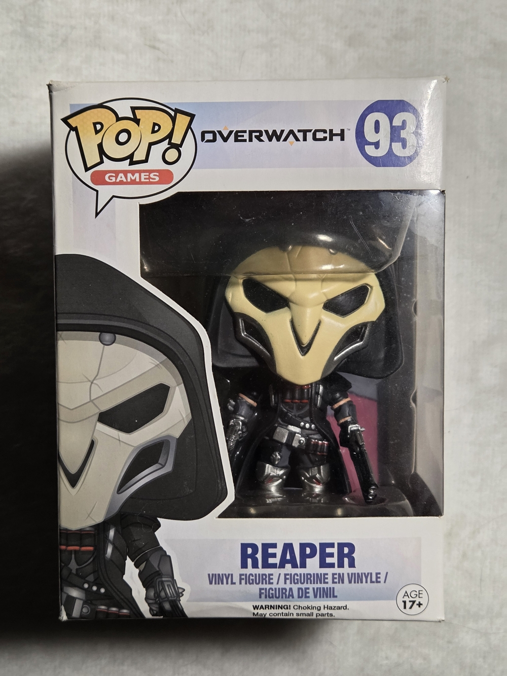 Funko POP! Games Overwatch Reaper #93 Vinyl Figure NIB - RETIRED